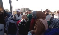 اعزام نخستین گروه زائران اولی طرح «مهر درخشان رضوی» فارس به حرم شمس‌الشموس