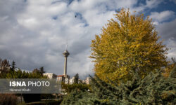 وزش باد شدید در تهران/کاهش نسبی دمای پایتخت در روز یکشنبه