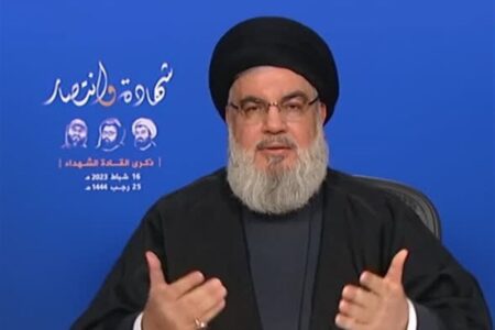 سید حسن نصرالله خطاب به مقامات آمریکا: به جایی ضربه می‌زنیم که دردتان بیاید