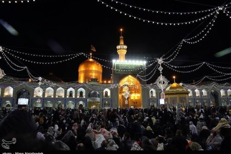 مراسم سال تحویل در حرم مطهر امام رضا (ع)