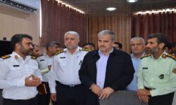 افتتاح مرکز مانیتورینگ و پایش تصویری در پلیس راهور بوشهر