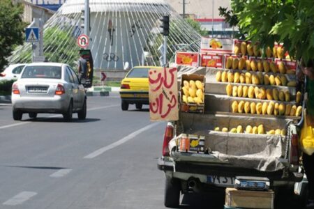 دستفروشان حاشیه راه‌های بوشهر جمع‌آوری می‌شوند