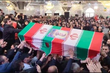 پیکر شهید امیرعبداللهیان به خاک سپرده شد