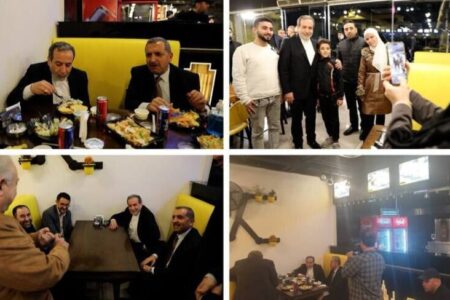 شب بیاد ماندنی عراقچی در دمشق… + تصاویر و جزئیات