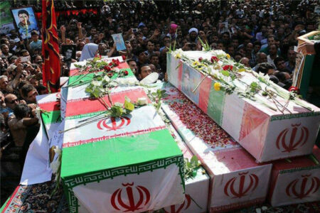 زمان مراسم تشییع پیکر مطهر شهدای جنایات اخیر صهیونیست‌ها