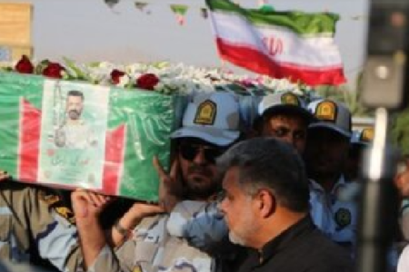 تشییع و خاکسپاری شهید مدافع وطن در دشتستان