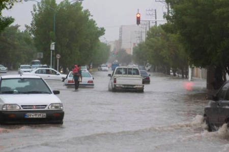 بارش ۱۴۱ میلیمتر باران در شهر جم ثبت شد