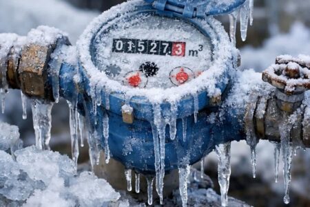 هشدار آب و فاضلاب نسبت به پیشگیری از یخ‌زدگی کنتورهای آب