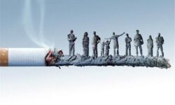 زنجیره انسانی «نه به اعتیاد» در تنگستان تشکیل شد