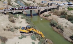 آغاز لایروبی تالاب منطقه حفاظت شده حله استان بوشهر