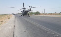 تلاش تیم‌های اورژانس هوایی بوشهر برای نجات ۲ کودک آسیب دیده