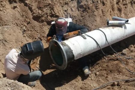 بهره‌برداری از خط انتقال مجتمع آبرسانی «بنداروز» دشتستان