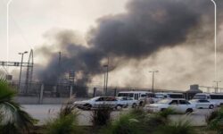 آتش سوزی گسترده پتروپالایش کنگان