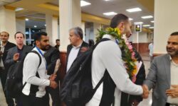 استقبال از اعضای بوشهری تیم ملی فوتبال ساحلی