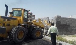 ‌رفع ۱۲ هزار متر مربع تصرف اراضی ملی در بوشهر