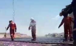 فیلم/ تلاشی متفاوت برای نجات کارگران از گرمای عسلویه