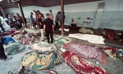 شهادت بیش از ۱۰۰ فلسطینی در حمله هوایی اسرائیل به یک مدرسه در شهر غزه