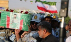 تشییع و خاکسپاری شهید مدافع وطن در دشتستان