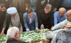 پیکر شهید ایمان قائدی با شکوه خاصی در بوشهر تشییع شد