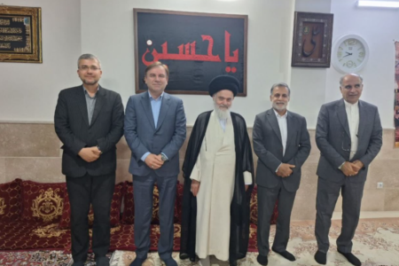 دیدار نمایندگان استان بوشهر با آیت‌الله حسینی بوشهری