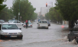 بارش ۱۴۱ میلیمتر باران در شهر جم ثبت شد