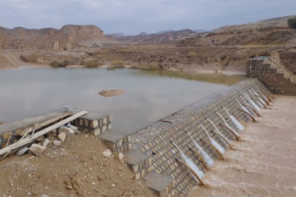 آبگیری ۳۶ میلیون مترمکعبی سازه‌های آبخیزداری بوشهر