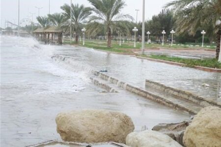 باران ۲۰٫۵ میلیمتری بوشهر در صدر بارش‌های استان