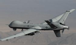 پهپاد MQ-9 متجاوز آمریکایی در آسمان خورموج بوشهر ساقط شد