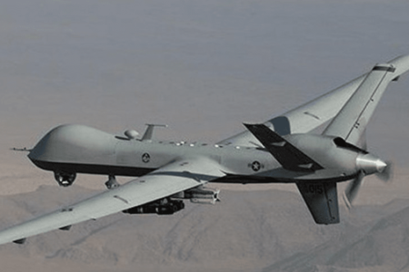 پهپاد MQ-9 متجاوز آمریکایی در آسمان خورموج بوشهر ساقط شد